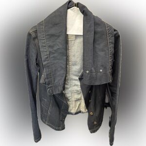 All Saints Dark Gray/Charcoal Women's Jean Jacket
